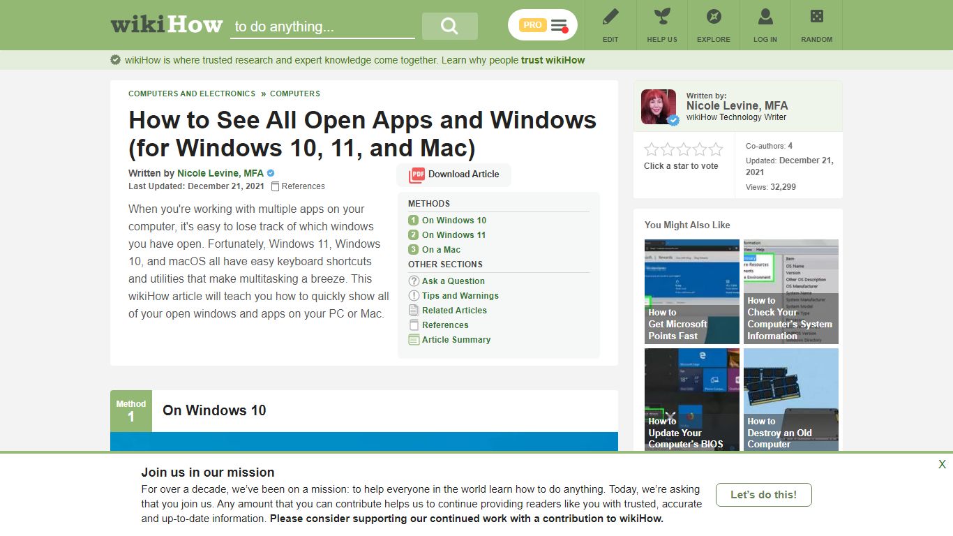 How to See All Open Apps and Windows (for Windows 10, 11, and ... - wikiHow